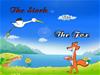 Truyện Song ngữ Việt    Anh THE STORK AND THE FOX  CÒ VÀ CÁO